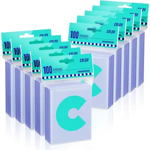 1000ct Card Sleeves, Baseball Card Sleeves, Penny Clear Card Sleeve for Trading Cards, Soft Sports Card Sleeve, Card Protector Sleeve, Protective Plastic Sleeves
