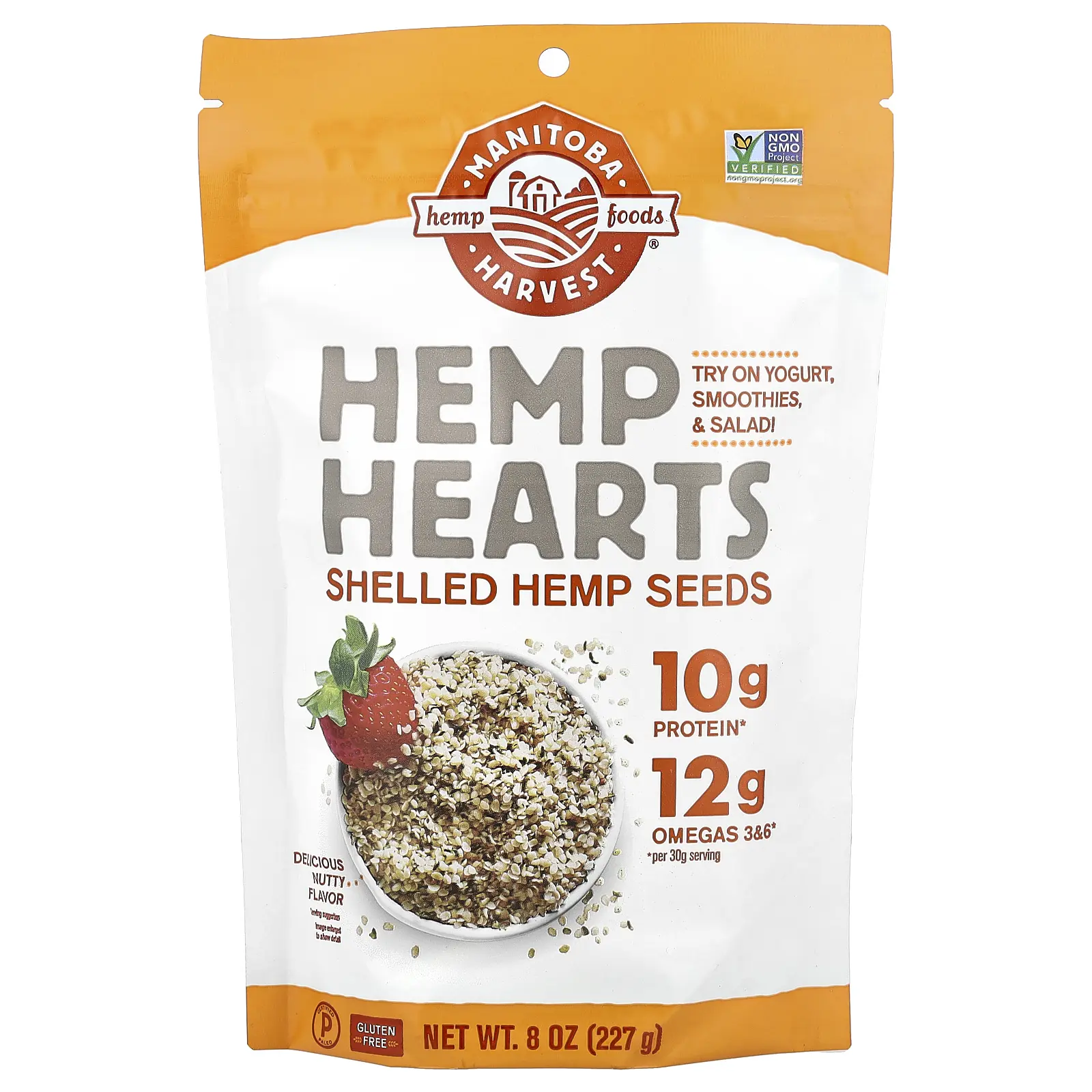 Manitoba Harvest Hemp Hearts, Shelled Hemp Seeds, 8 oz (227 g)