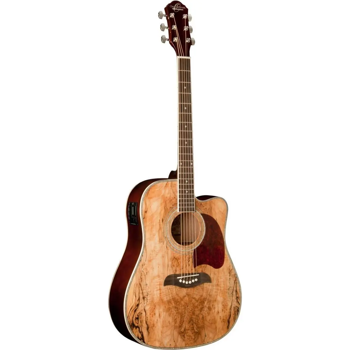 212 MAIN Stylish Acoustic-Electric Dreadnought Guitar - 6.2 lbs, Spalted Maple Top, Tuning Pegs, High-Quality Acoustic Guitars for Creativity & Innovative Ideas Music Lovers, Stylish Guitar, 42 X 19 X 5.9 Inches