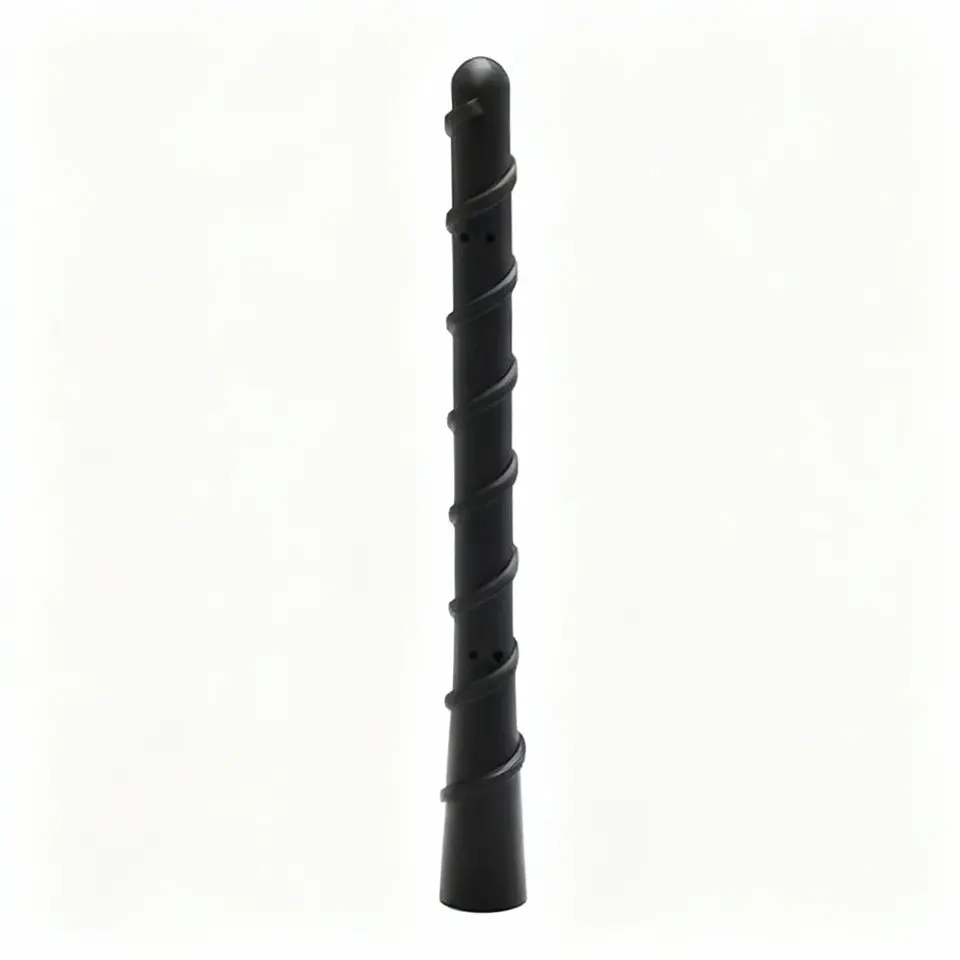 Short Antenna for Ford F150, Compatible with Models Post 2009, 7-Inch Slim Spiral Rubber Truck Antenna Replacement, No Battery Included