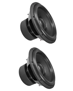 2x PRV Audio RS12-SUBD4 12" Dual 4 Ohm 1000 Watts RMS Car Subwoofer