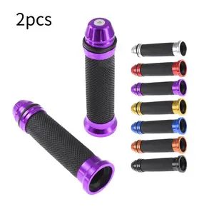 Motorcycle Dirt Bike Rubber Handle Grip Pedal Biker Scooter Handlebar Grips Modified General Purpose for 2.2cm Motorcycles Motor Parts Accessories