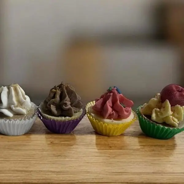 Realistic mini cupcake wax melts Realistic mini cupcake wax melts