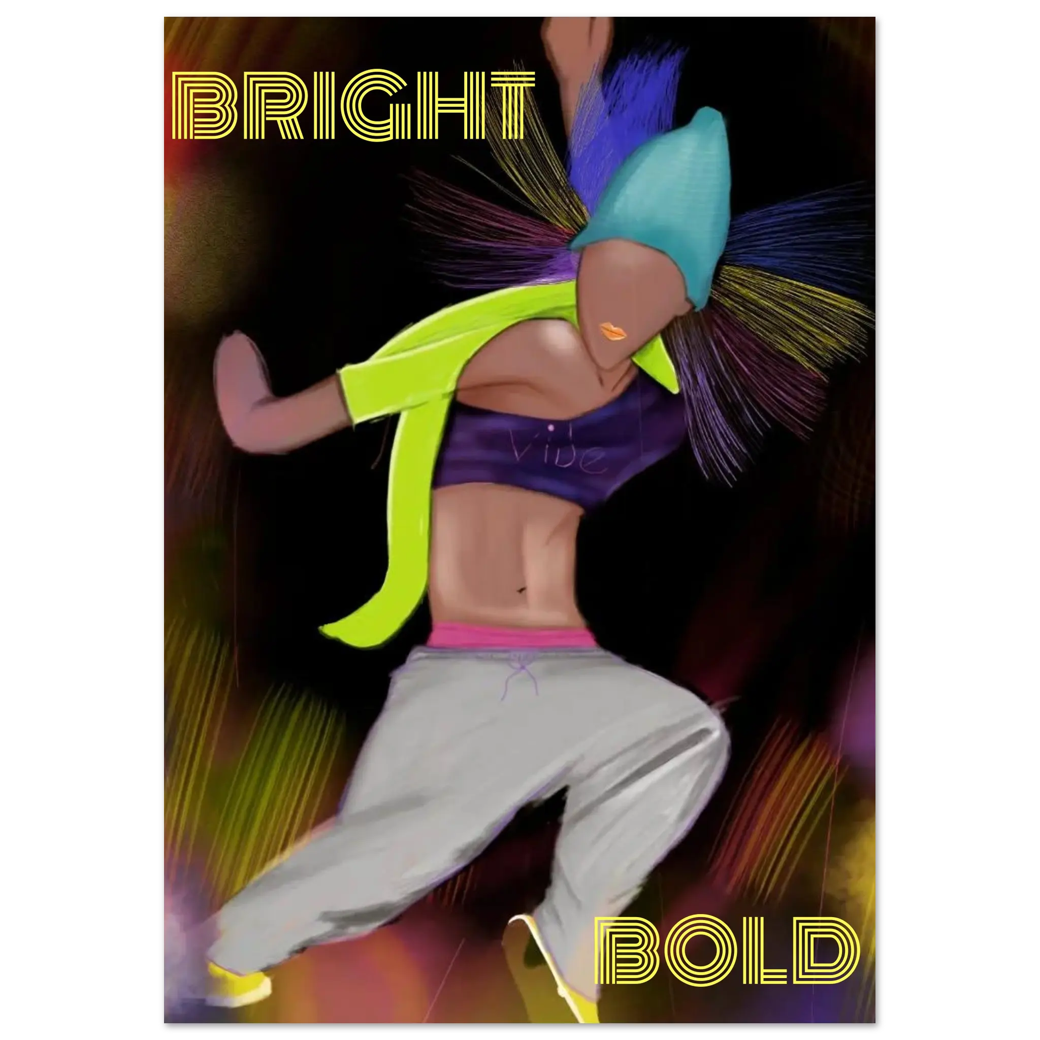 Bright and Bold Poster