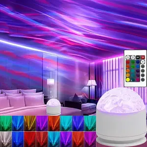 2 in 1 Northern Lights and Ocean Wave Projector,16 Light Color Aurora Night Light Projector,Dimmable Galaxy Led Light Projector for Bedroom Room Home Parties Decorations,Kids Teen Girls Gifts EasterEggLight TiktokShopSpringGlowUp