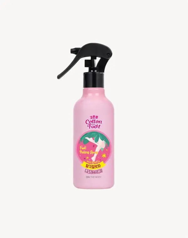 On: The Body Cotton Foot Foot Peeling Spray