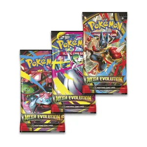Pokémon Authentic Mega Evolutions Trading Card Sealed Booster Box - 10-Card Deck Expansion, Collectible Booster Packs, Live Rip Extras for Collectors