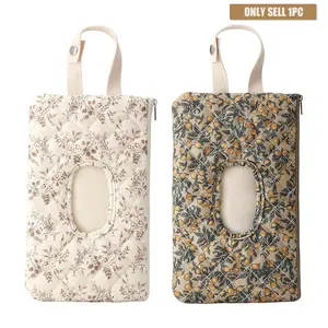 Hanging Wet Wipe Zipper Bag with Handle, Portable & Convenient for Baby Stroller, Daily Use, Travel, Makeup, Outdoor Storage, Handle Carry Pouch, Travel Organization Pouch, Portable Storage Bags