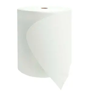 UNO Commercial Paper Towels - 1 Ply Design, Natural White, Perforation-Free, Recycled Paper Towels for Dispenser, Ideal for Kitchen Use