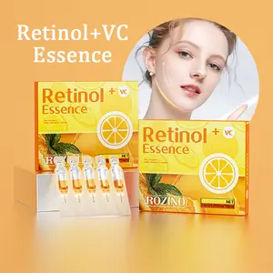 Retinol Serum Capsules & Vitamin C Face Serum Gift Set - Anti-Aging Brightening Essence & Dark Spot Remover for Radiant Skin