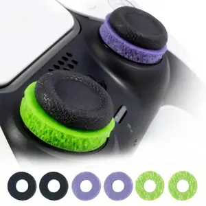 JORREP Precision Rings for PlayStation 4, PS5, Xbox One, XBX, Switch Pro & Scuf Controller (Black/Purple/Green) - Aim Assist Motion Control game controller accessory precision ring silicone aim assist ring series x controller 6 in 1