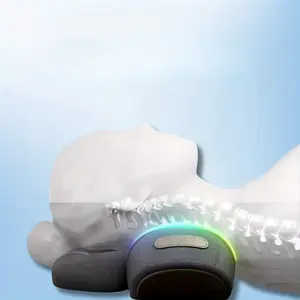 Soothe-3-in-1 Neck Massager Cervical Pillow Hot Compress Vibration Massage Neck Pillow Spine Support Massager