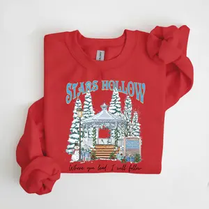 Stars Hollow Winter Sweatshirt, Gilm0re Girl Show Shirt, Christmas Sweatshirt, Gift For Her - Choose Your Fit - High Performance Apparel