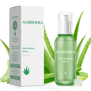 Aloderma Soothing Facial Serum Featuring Organic Aloe Vera for Sensitive Skin, Formulated with Beta-Glucan & Arginine for Clear, Smooth Skin, 1.7oz