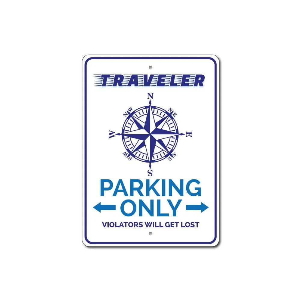 Traveller Parking Sign