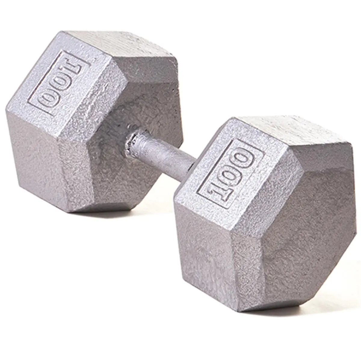 212 MAIN 100 lbs Hex Dumbbell Set - Straight Handle with Knurled Grips, Hex Weights for Grip Enhancement Weight Lifting, Resistance Training