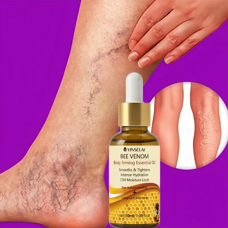 Leg Firming Smooth Essence, Reduces Cellulite, Protects Dry Skin, Skin Repair, Smoothes Leg Stripes, Tightens Smooth Skin, Unisex, 30ML/1.01fl.oz