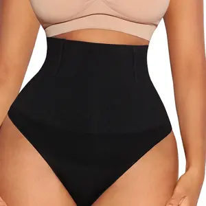FeelinGirl High Waist Tummy Control Seamless Thong Control Panties Comfortable Panty Shapewear Soft Womenswear Feminine Shapewear Soft Smooth Fit