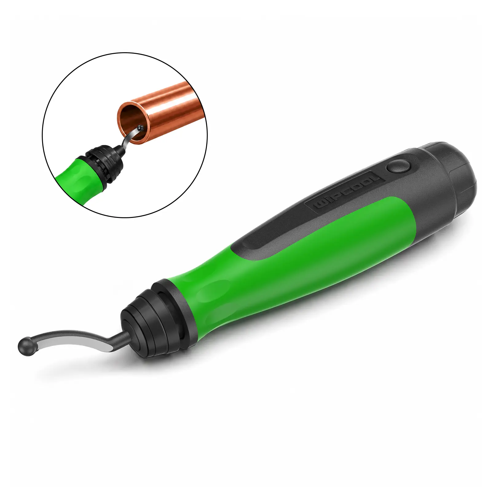 WIPCOOL HD-5 Tube Deburring Tool with Ergo Grip, Pipe Reamer and Spare Blade, Tube Chamfer Tool for Chamfer Edge of PVC, PPR, Copper, Soft Metal Tubing, Plumbing HVAC Pipe Preparation
