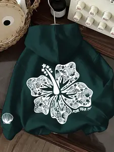 Women's Graphic Print Beanie Hat, Casual Style Winter Accessory, Comfortable & Warm Design, Perfect for Daily Wear