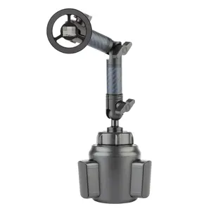 MagSafe Phone Holder with Articulating Mounting Arm + Cup Holder Mount