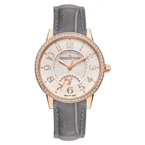 Jaeger-LeCoultre Rendez-Vous Automatic 18K Rose Gold 34mm Factory Diamond Silver Dial WHP041643