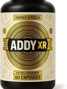 ADDY XR - Adderall Alternative - Luxury Energy Management - Focus & Energy Supplement - High End Brain Booster - Focus, Energy, and Memory Support Vitamins - 60 Day Supply