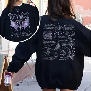 The Bat Boys Rhysand Shirt, Rhysand Acotar Tshirt, Acotar The Night Court Illyrians Rhysand Cassian Azriel, Unisex Sweater Pullover Tee Tops