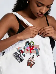 Horror Series Cartoon Badge Horror Character Jewelry Decoration Brooch Perfect Gift For Friends And Family Fashion Accessories