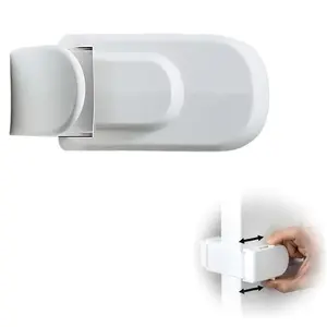 The Snap-On Door Lock Kids Can't Reach or Defeat, No Tools or Adhesives Required, Damage-Free Security, Child Proof Door Lock, Simple Install, Home Safety Gift for Kids, Dogs & Cats