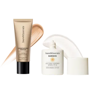 bareMinerals Dewy SPF Bundle: Complexion Rescue Tinted Moisturizer SPF 30 + Daily Dewy Sunscreen Mineral SPF 30 Duo