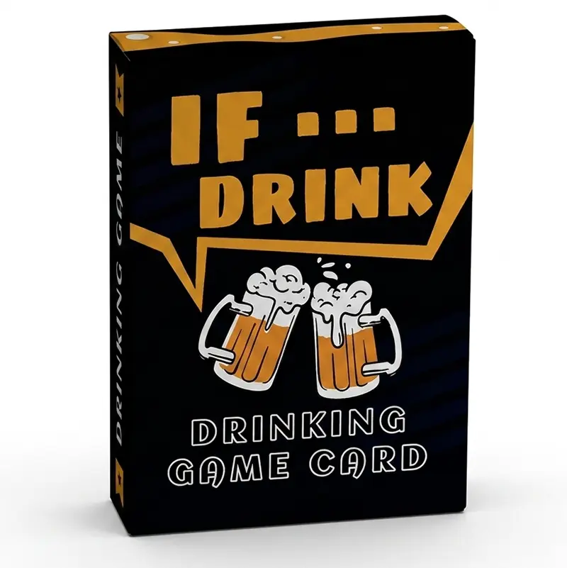 50 Sets "I Love Beer" Themed Drinking Game Cards - Creative Warm-Up Board Game for Team Building, Friend Gatherings, with No Extra Unnecessary Accessories