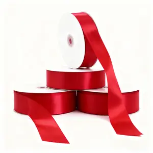 100 Yards Satin Ribbon 1.57" Wide for Eternal Rose Flowers Petals Holds Shape Perfectly Essential for DIY Crafts Gift Wrapping Wedding Party Decor