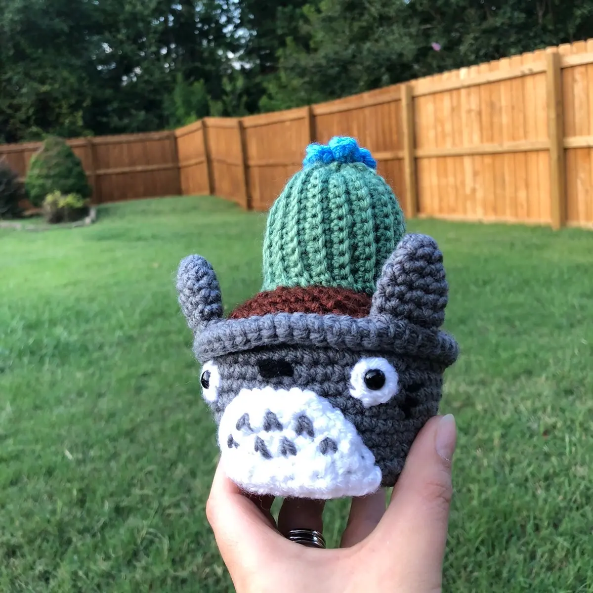 My Neighbor Totoro Cactus Amigarumi Plushie