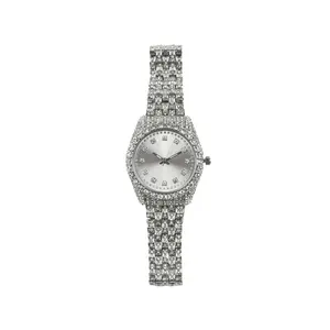 Ishani Silver Crystal Watch