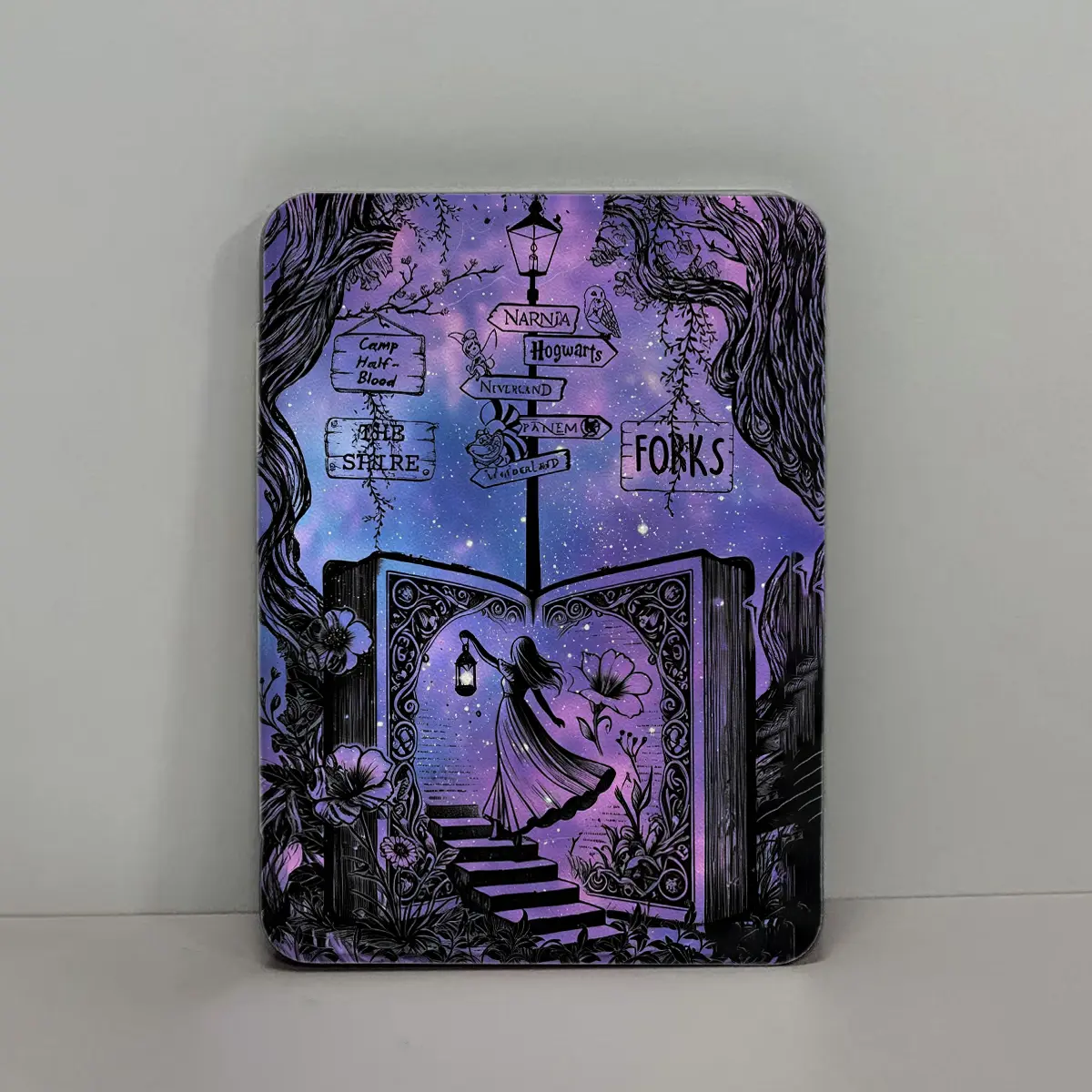 Kindle & Paperwhite Protective Case - Cute Lost City Aesthetics Slim PU Leather Cover with Holder, Clear Soft Back, Auto Wake/Sleep for 6in, 6.8in, 7in Devices (Paperwhite 11th/12th Gen, Kindle 2022/2024) Light & Durable, Protection