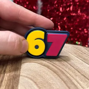 Six Seven Fidget Clicker – The Meme Made Clickable 3D-Printed Smooth Clicking Gen Alpha Fidget Toy for Focus Stress Relief