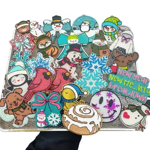 Winter Themed Car Freshies Air Freshener Diffuser Cutesy Snow Design for Festive Car Aroma Cozy Atmosphere & Pleasant Scent