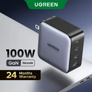 UGREEN 100W/140W/200W Nexode USB C Super Charger. 4-Port GaN Foldable Wall Adapter. Perfect for MacBook Pro/Air, iPad Pro, iPhone 17/16/15 Pro. Fast Charging Charger,September Restock,tiktokshopmemorialday,