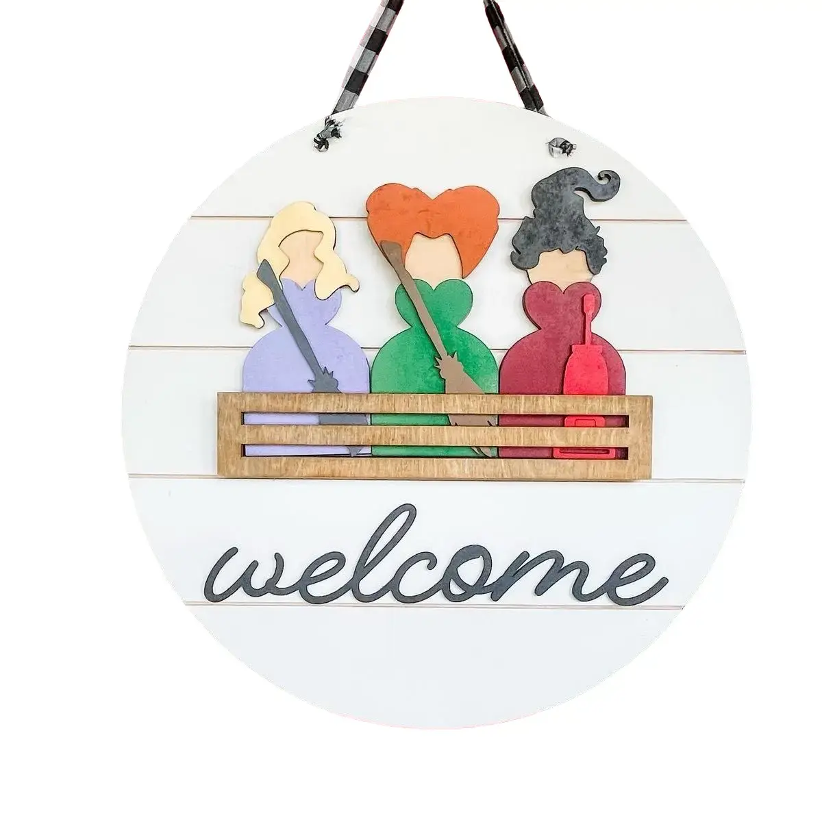 Hocus Pocus 3 Piece Bundle Halloween Decor Door Hanger - Hanging