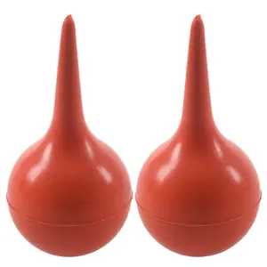 2X Rubber Suction Ear Washing Syringe Squeeze Bulb