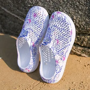 Step Into a Romantic Galaxy!Women'S Hole Shoes Are Adorned with Star And Moon Patterns, Exuding a Charming Romantic Vibe, Comfortable Yet Stylish, Making You The Center of Attention on The Streets., Women Shoes