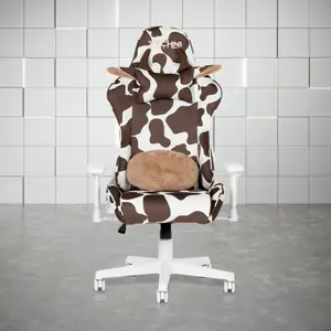 [Bellemave]Techni Sport TS85 Brown COW Series Gaming Chair