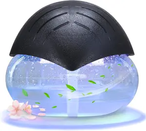 Air Purifier- Water Air Revitalizer, Air Washer, Air Freshener, Room Aromatizer, Aroma and Essential Oil Diffuser with 7 Color adjustable LED Lights- For Smoke and Pets