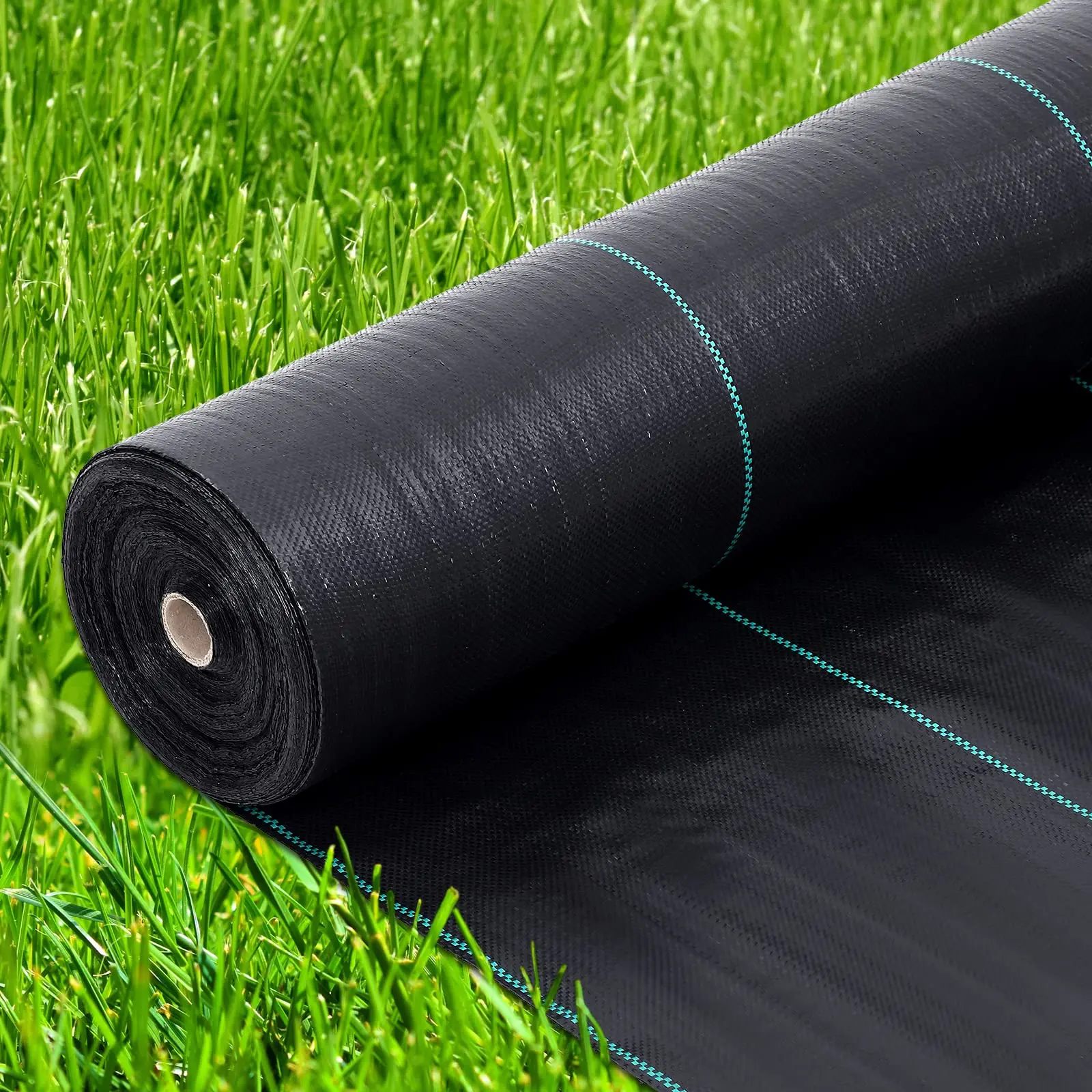 Heavy Duty Premium 3.2 oz Weed Barrier Landscape Fabric – 6.5ft x 330ft Ground Cover Mat – Easy Installation & Exceptional Weed Control – Ideal for Erosion Control and Weed Prevention