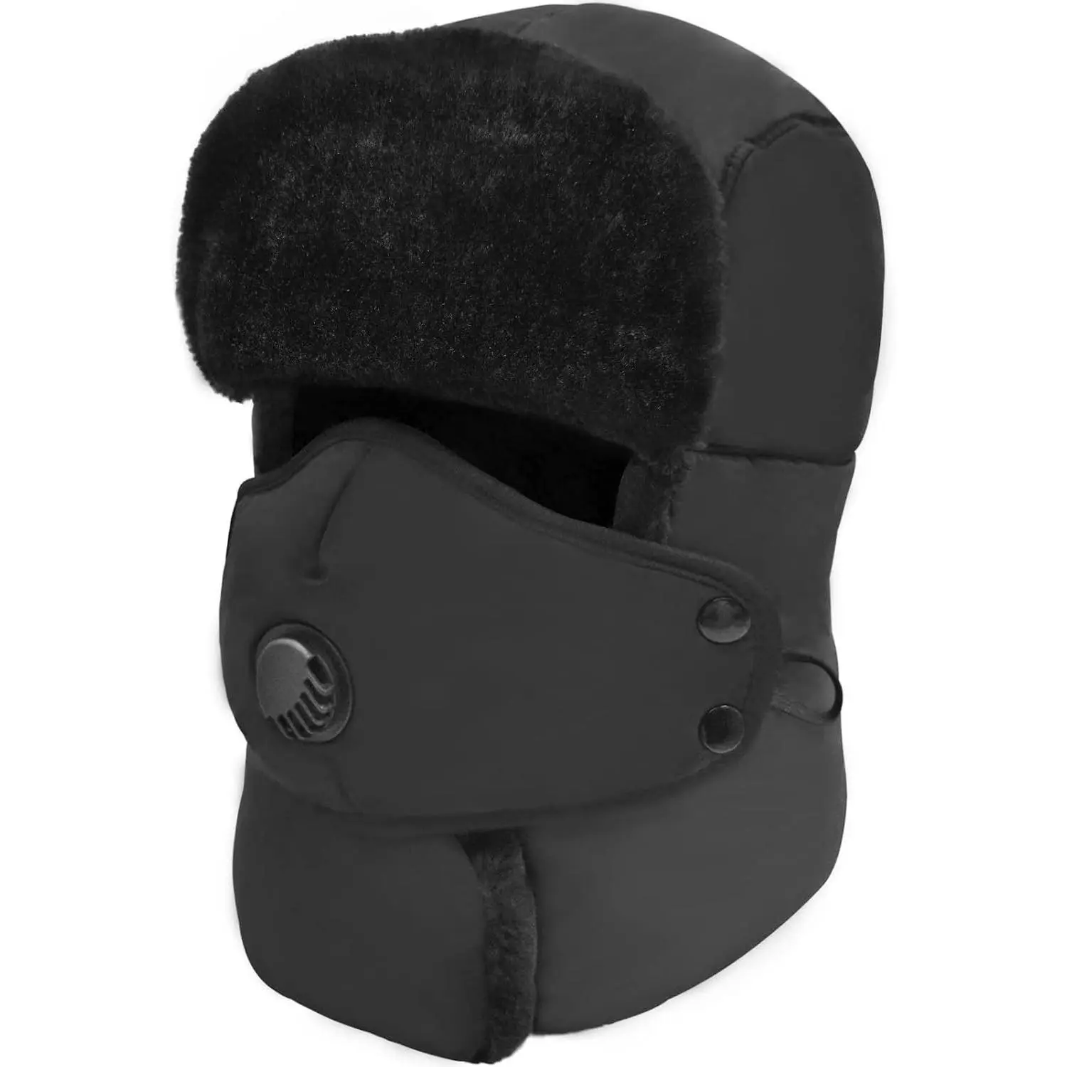 Winter Trapper Hat for Men Women, Ushanka Russian Hat with Ear Flap