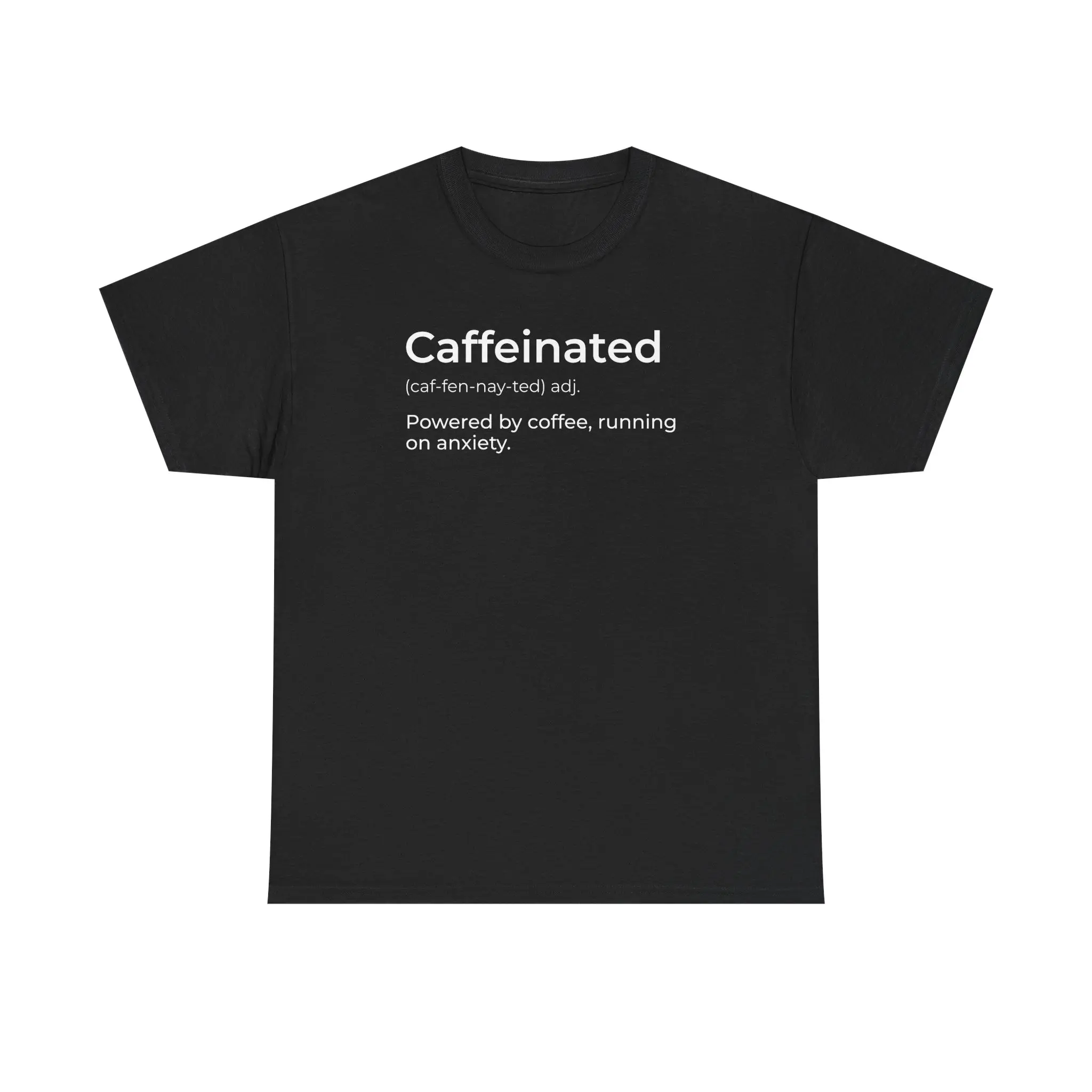 Caffeinated definition Tee | Coffee humor shirt, Barista life shirt, Coffee gift for her / him