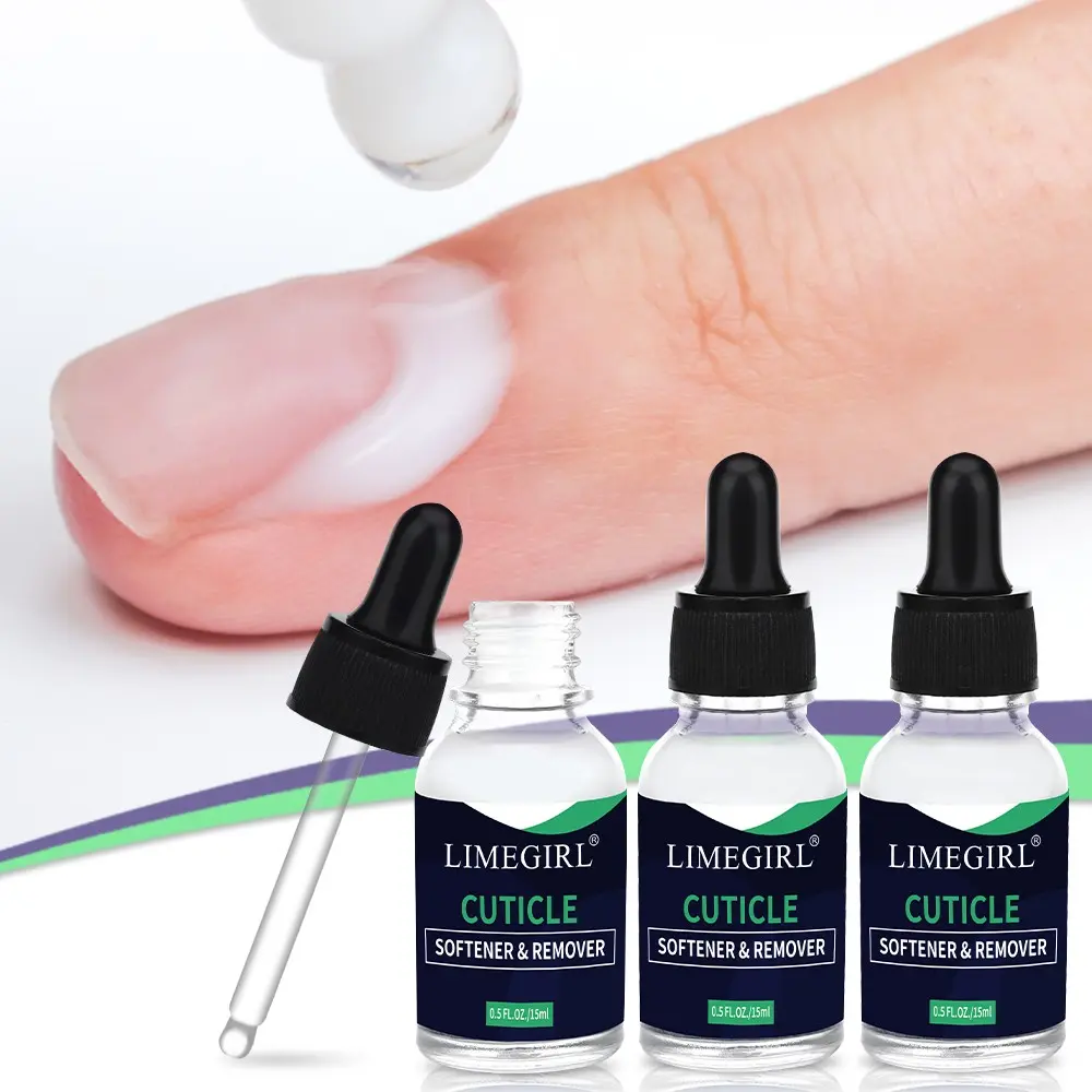 LIMEGIRL Liquid Cuticle Remover and Cuticle Oil Repair Nail Care Kit Nail Treatment for Damaged Nails Dead Skin Remover Manicure