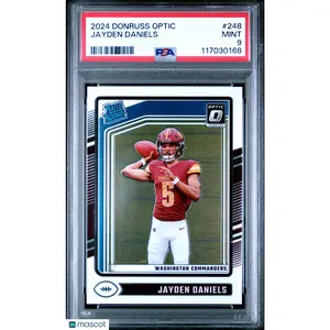 2024 Donruss Optic Jayden Daniels Rated Rookie #248 PSA 9 Washington Commanders