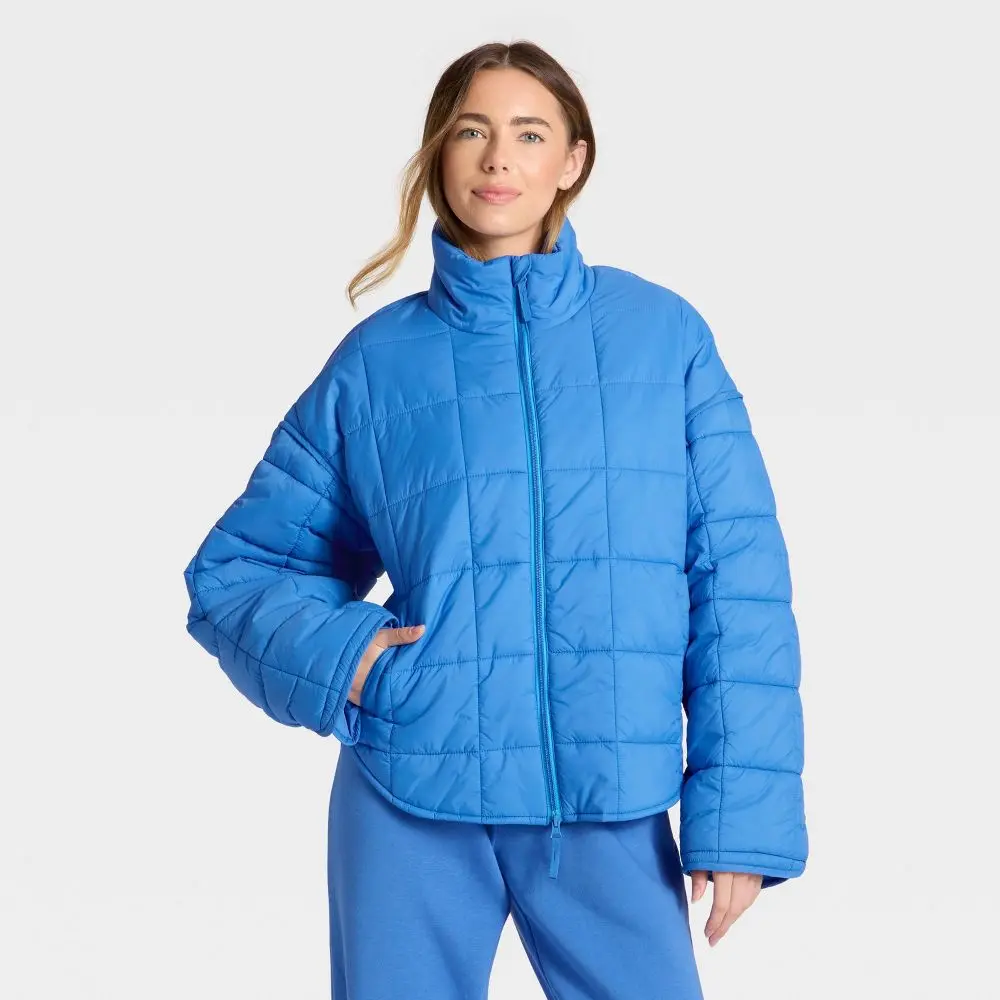 Women's Oversized Quilted Puffer Jacket - JoyLab Women's Oversized Quilted Puffer Jacket - JoyLab